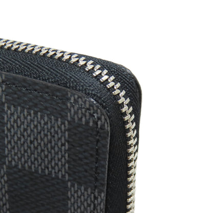 LOUIS VUITTON N63076 Zippy coin purse coin purse Damier canvas mens [Used]