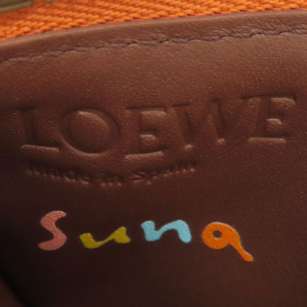 LOEWE Hamster motif coin purse Leather Ladies [Used]