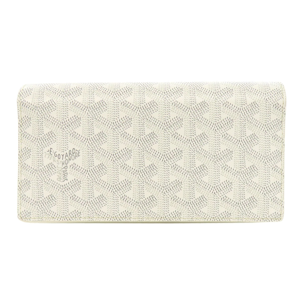 GOYARD Herringbone pattern Long wallet (with coin pocket) PVC Ladies [Used]