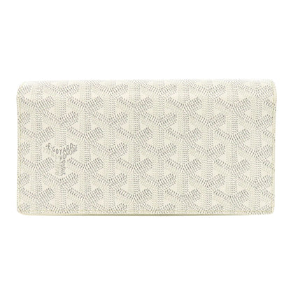 GOYARD Herringbone pattern Long wallet (with coin pocket) PVC Ladies [Used]