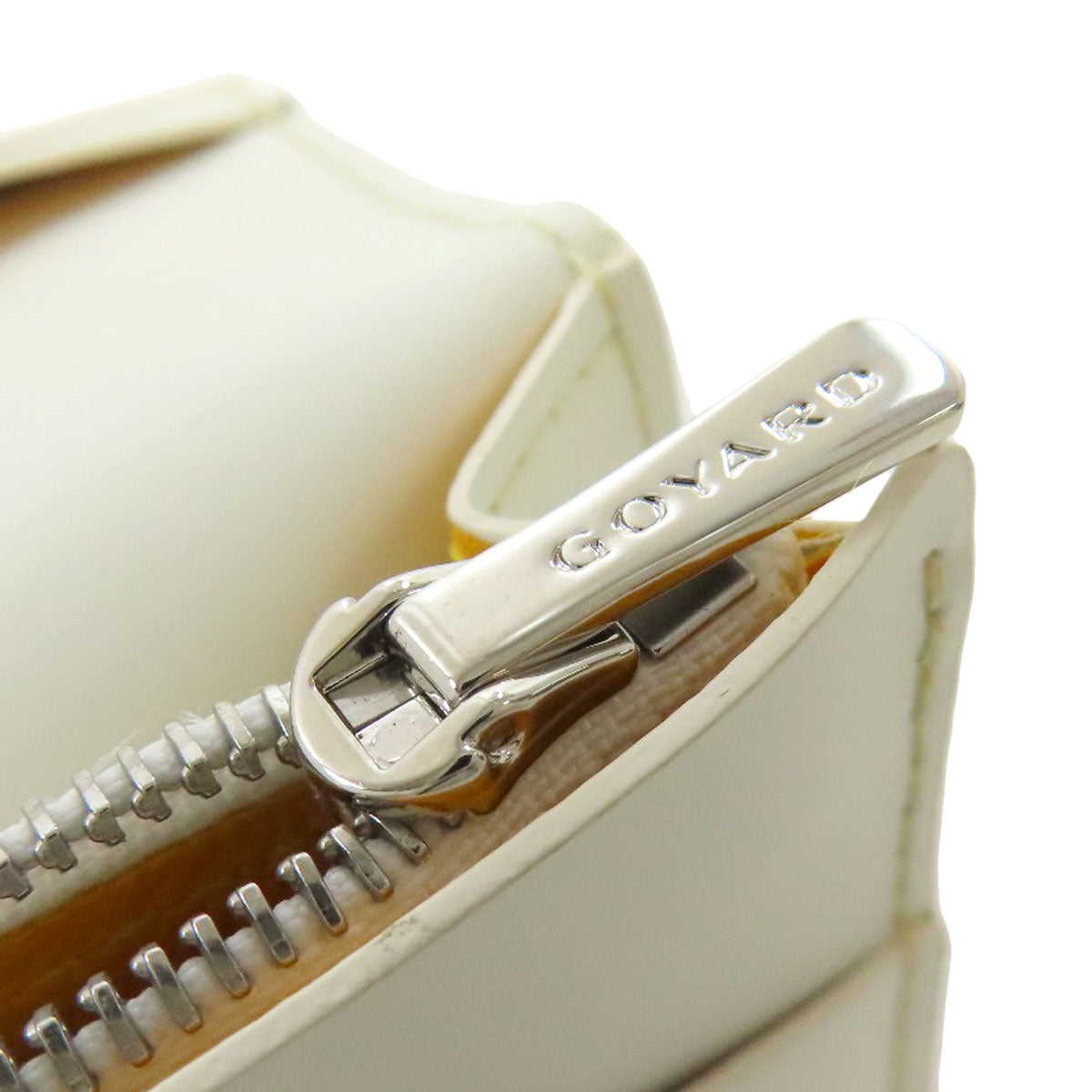 GOYARD Herringbone pattern Long wallet (with coin pocket) PVC Ladies [Used]