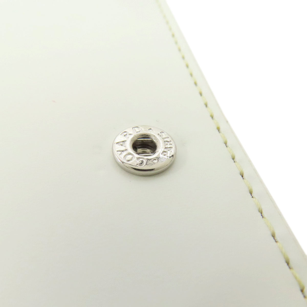 GOYARD Herringbone pattern Long wallet (with coin pocket) PVC Ladies [Used]