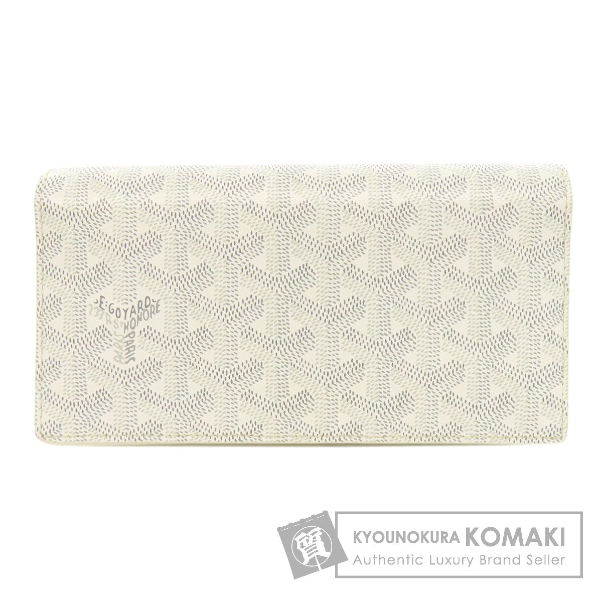 GOYARD Herringbone pattern Long wallet (with coin pocket) PVC Ladies [Used]
