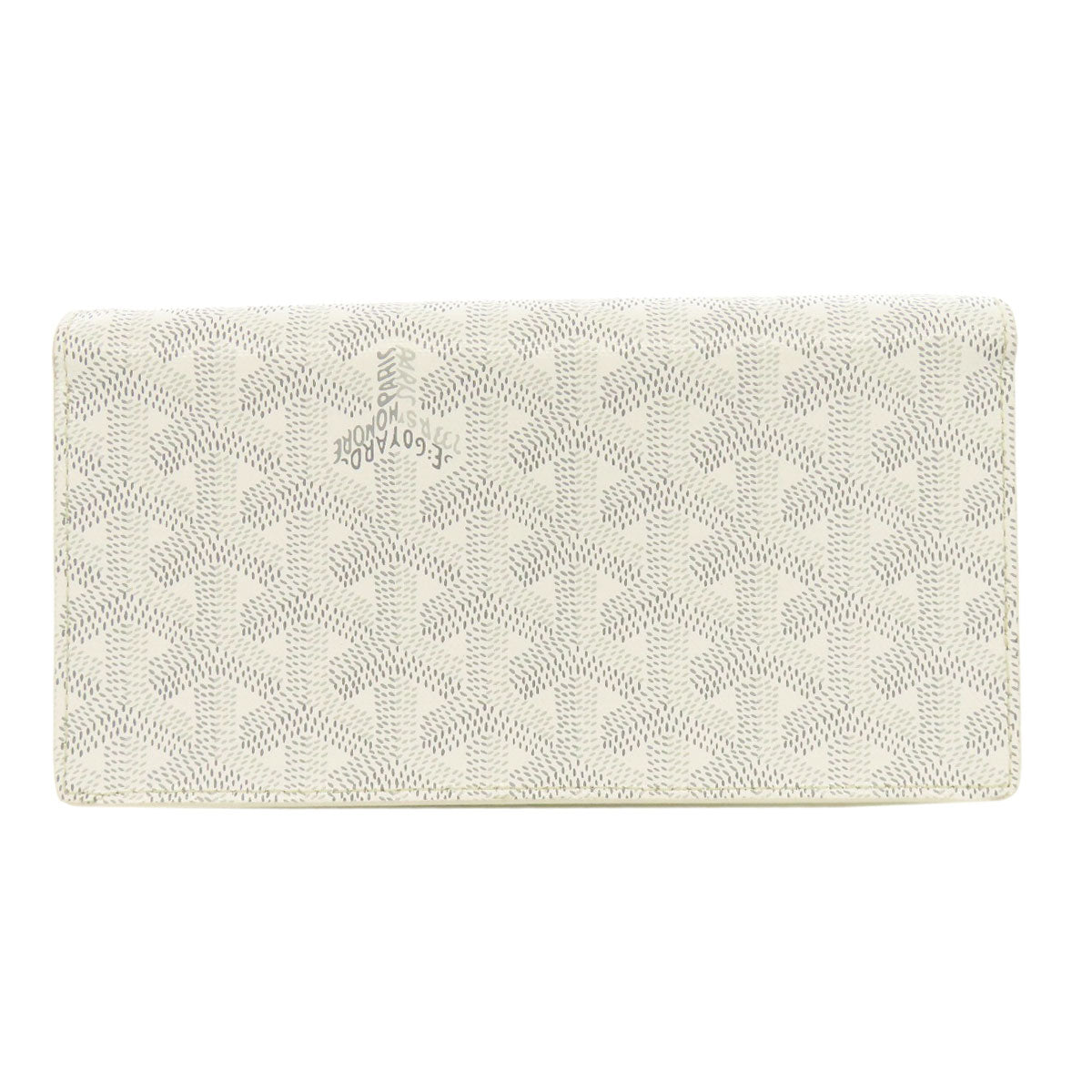 GOYARD Herringbone pattern Long wallet (with coin pocket) PVC Ladies [Used]