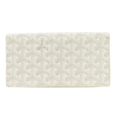 GOYARD Herringbone pattern Long wallet (with coin pocket) PVC Ladies [Used]