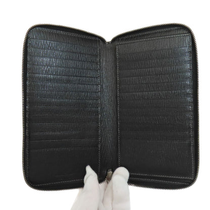 Salvatore Ferragamo logo Long wallet (no coin pocket) Leather Ladies [Used]