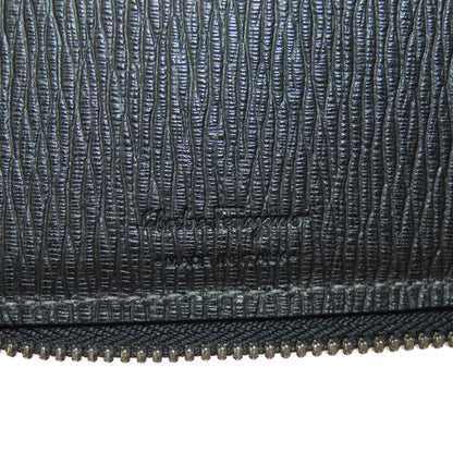 Salvatore Ferragamo logo Long wallet (no coin pocket) Leather Ladies [Used]