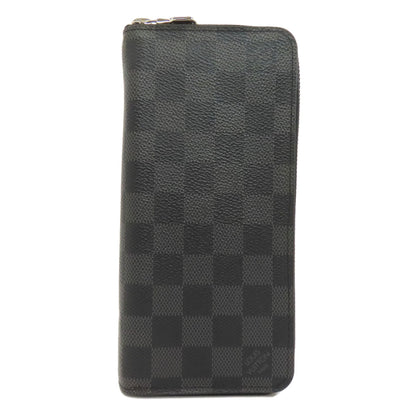 LOUIS VUITTON Zippy wallet Vertical Long wallet (with coin pocket) Damier canvas Ladies [Used]