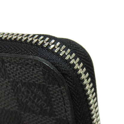 LOUIS VUITTON Zippy wallet Vertical Long wallet (with coin pocket) Damier canvas Ladies [Used]