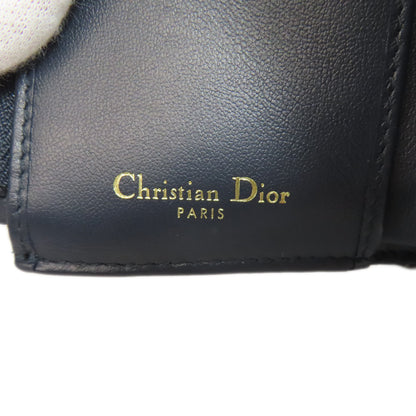 CHRISTIAN DIOR Saddle trotter pattern Bifold Wallet with Coin Pocket Canvas Ladies [Used]
