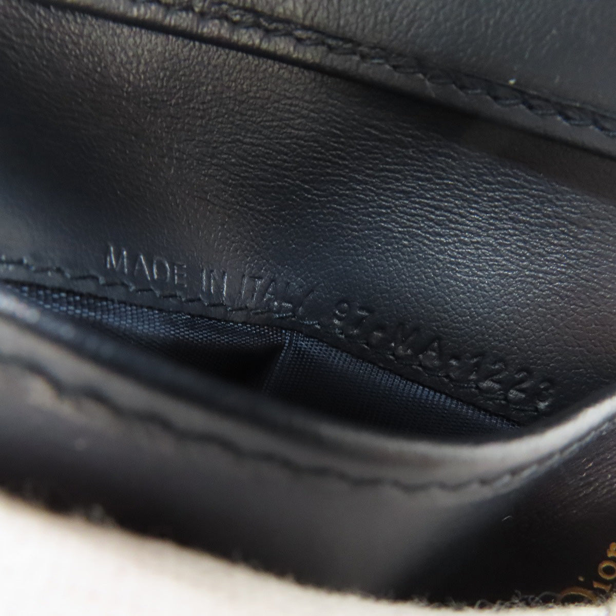 CHRISTIAN DIOR Saddle trotter pattern Bifold Wallet with Coin Pocket Canvas Ladies [Used]