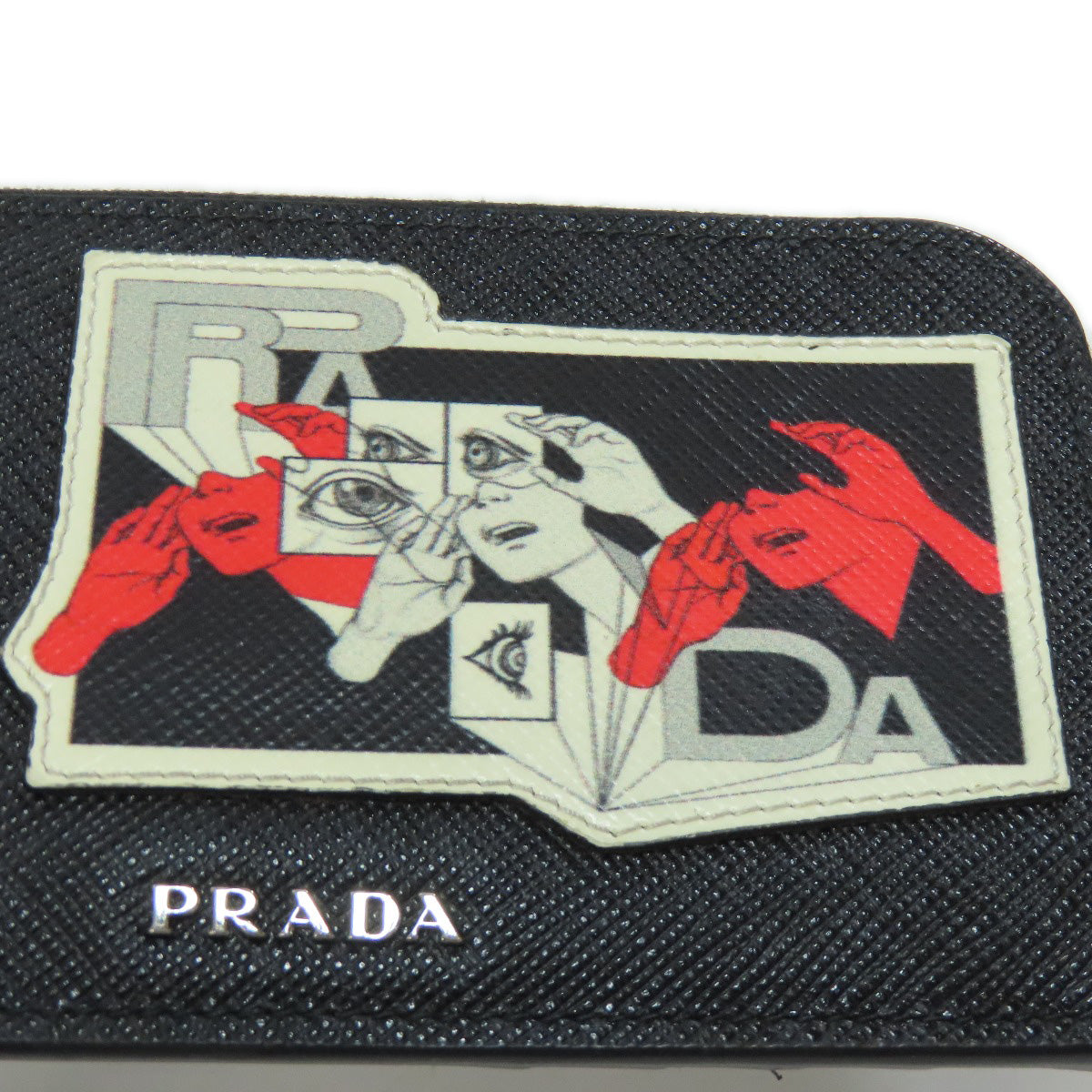 PRADA Real Life Comics coin purse Safiano Ladies [Used]