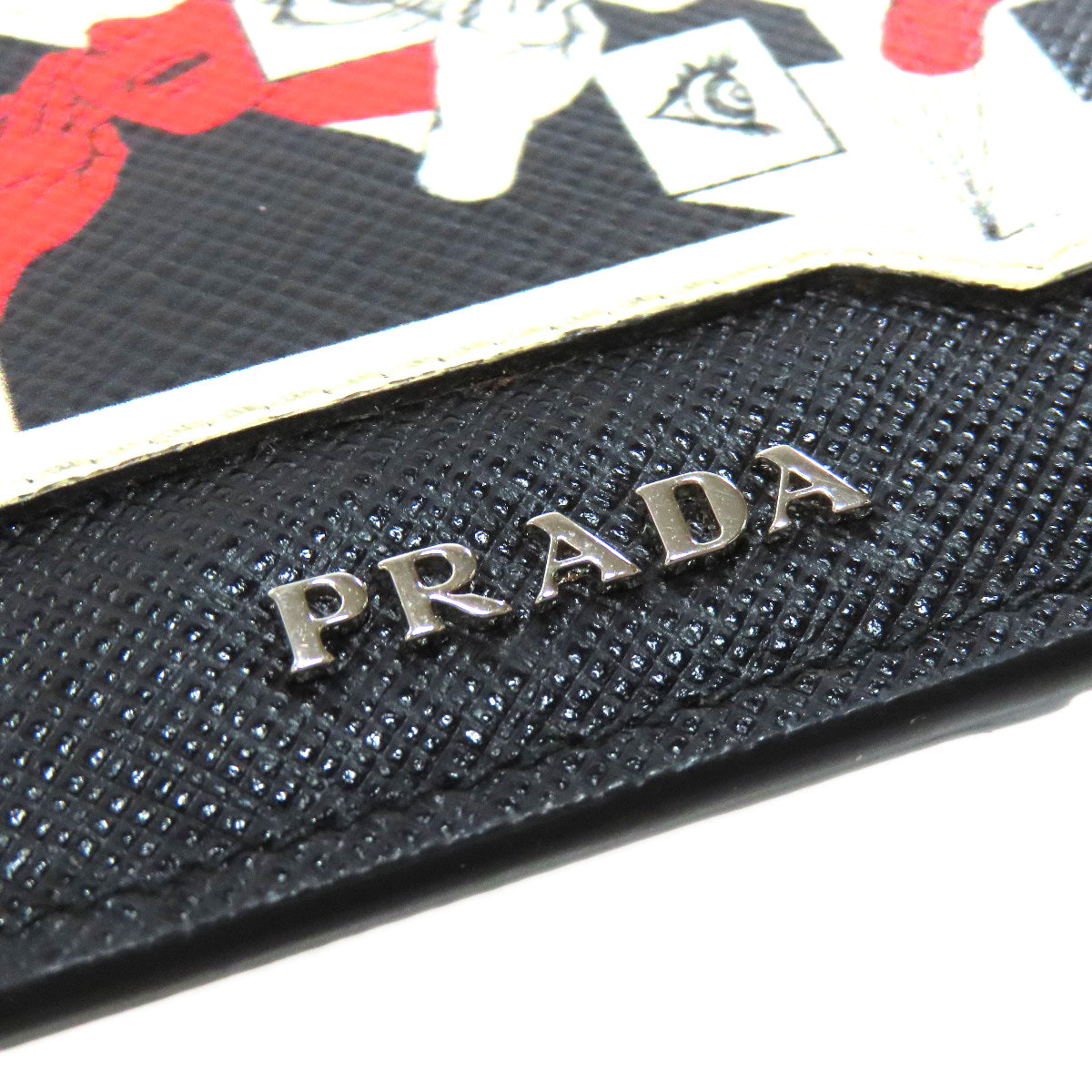 PRADA Real Life Comics coin purse Safiano Ladies [Used]