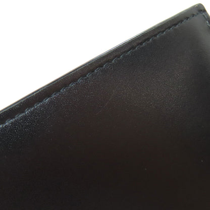 PRADA logo Bifold Wallet No Coin Pocket Leather mens [Used]