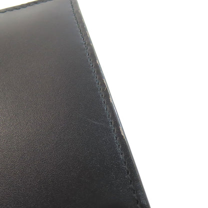 PRADA logo Bifold Wallet No Coin Pocket Leather mens [Used]