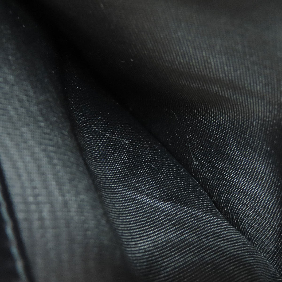 PRADA logo Bifold Wallet No Coin Pocket Leather mens [Used]