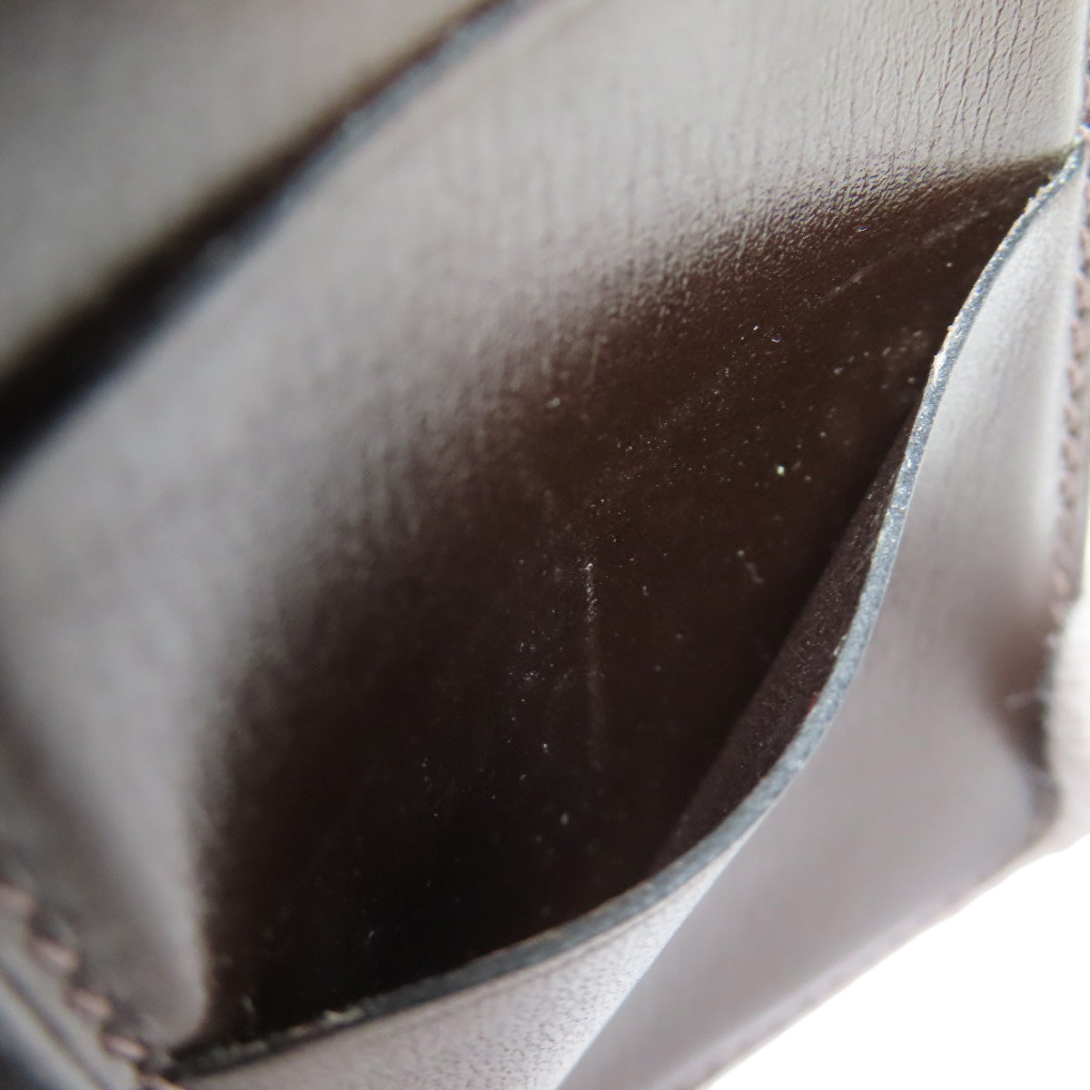 HERMES Bareness Free SilverHardware Long wallet (with coin pocket) Box calf Ladies [Used]