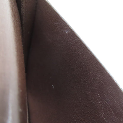 HERMES Bareness Free SilverHardware Long wallet (with coin pocket) Box calf Ladies [Used]