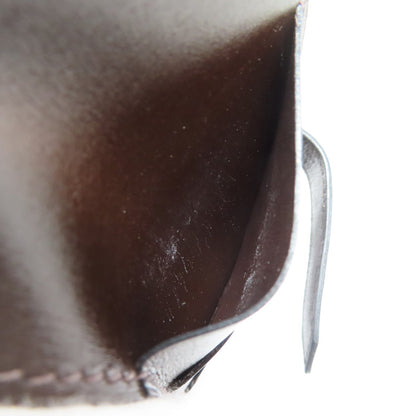 HERMES Bareness Free SilverHardware Long wallet (with coin pocket) Box calf Ladies [Used]