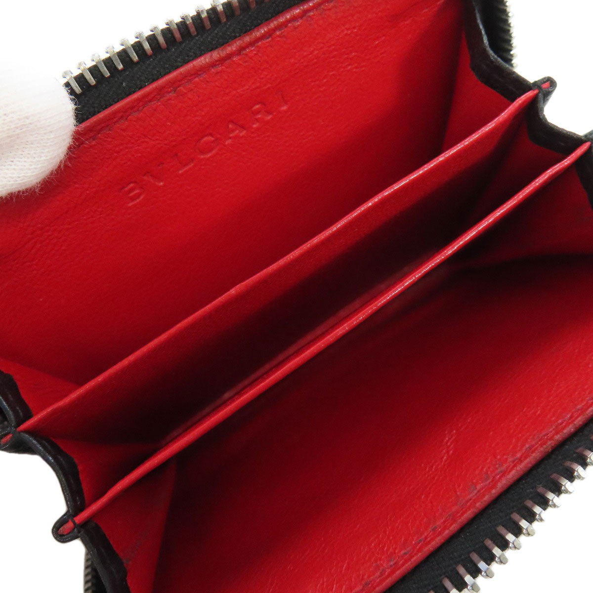 BVLGARI BVLGARI BVLGARI coin purse Leather Ladies [Used]