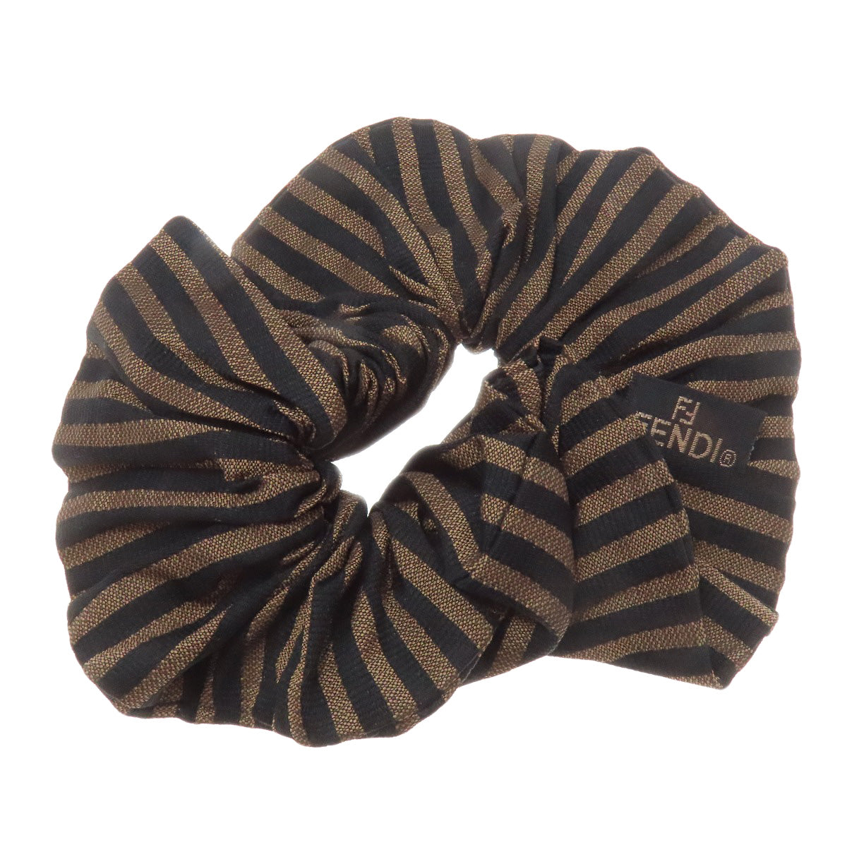FENDI   Scrunchie Pecan hair accessory  Canvas Ladies [Used]