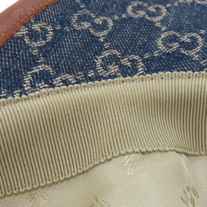 GUCCI 656206 GG canvas baseball cap hat Canvas Ladies [Used]