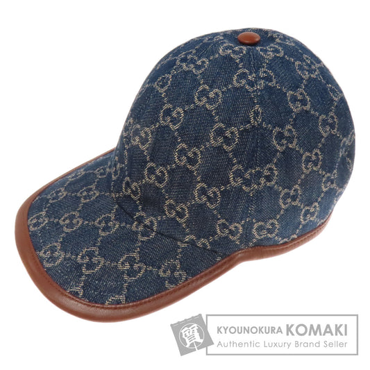 GUCCI 656206 GG canvas baseball cap hat Canvas Ladies [Used]
