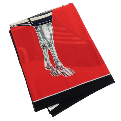 HERMES Horse pattern Stall Cotton Ladies [Used]