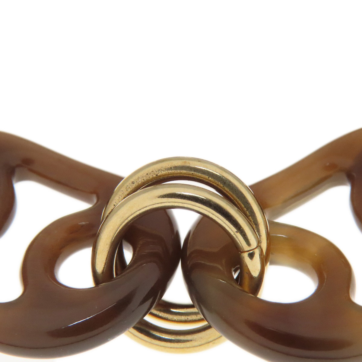 HERMES   Eurydice Bracelet Bracelet  Buffalo horn MetalLadies [Used]