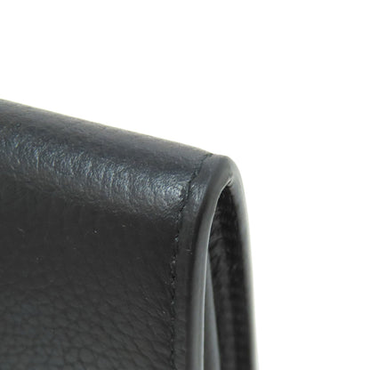 CHRISTIAN DIOR logo coin purse Leather Ladies [Used]