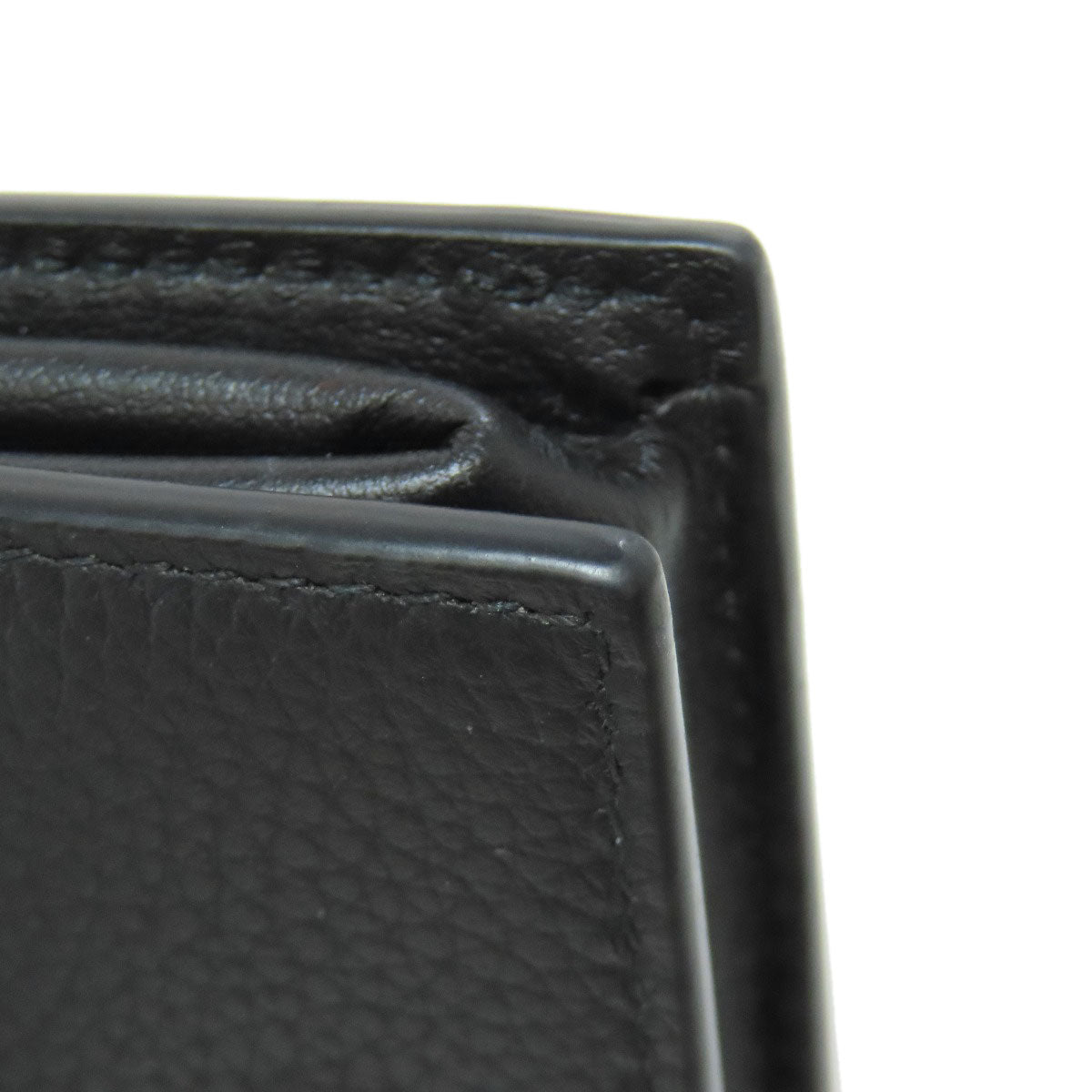 CHRISTIAN DIOR logo coin purse Leather Ladies [Used]