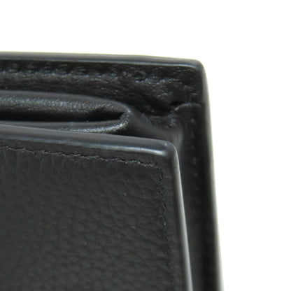 CHRISTIAN DIOR logo coin purse Leather Ladies [Used]