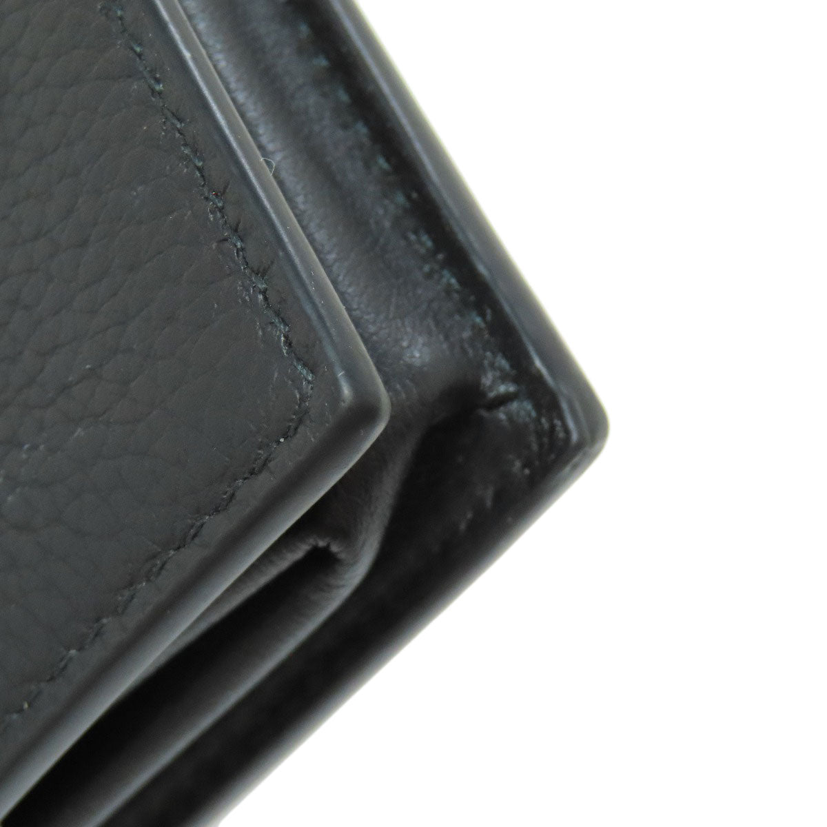 CHRISTIAN DIOR logo coin purse Leather Ladies [Used]