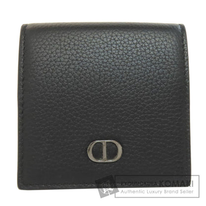 CHRISTIAN DIOR logo coin purse Leather Ladies [Used]