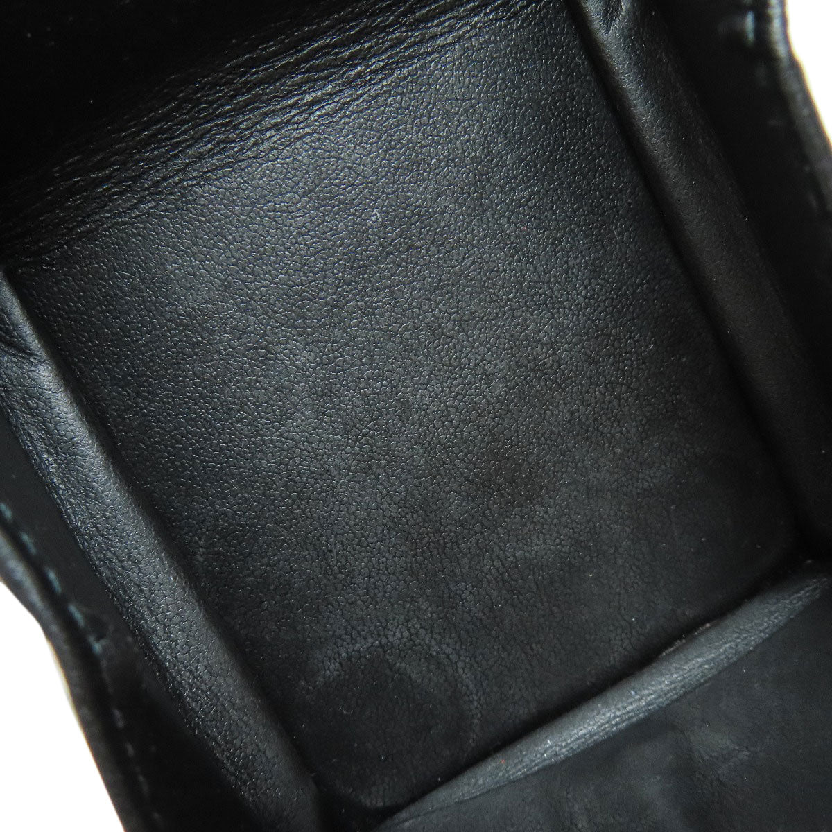 CHRISTIAN DIOR logo coin purse Leather Ladies [Used]