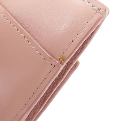 CELINE Tri-fold wallet Bifold Wallet with Coin Pocket Leather Ladies [Used]