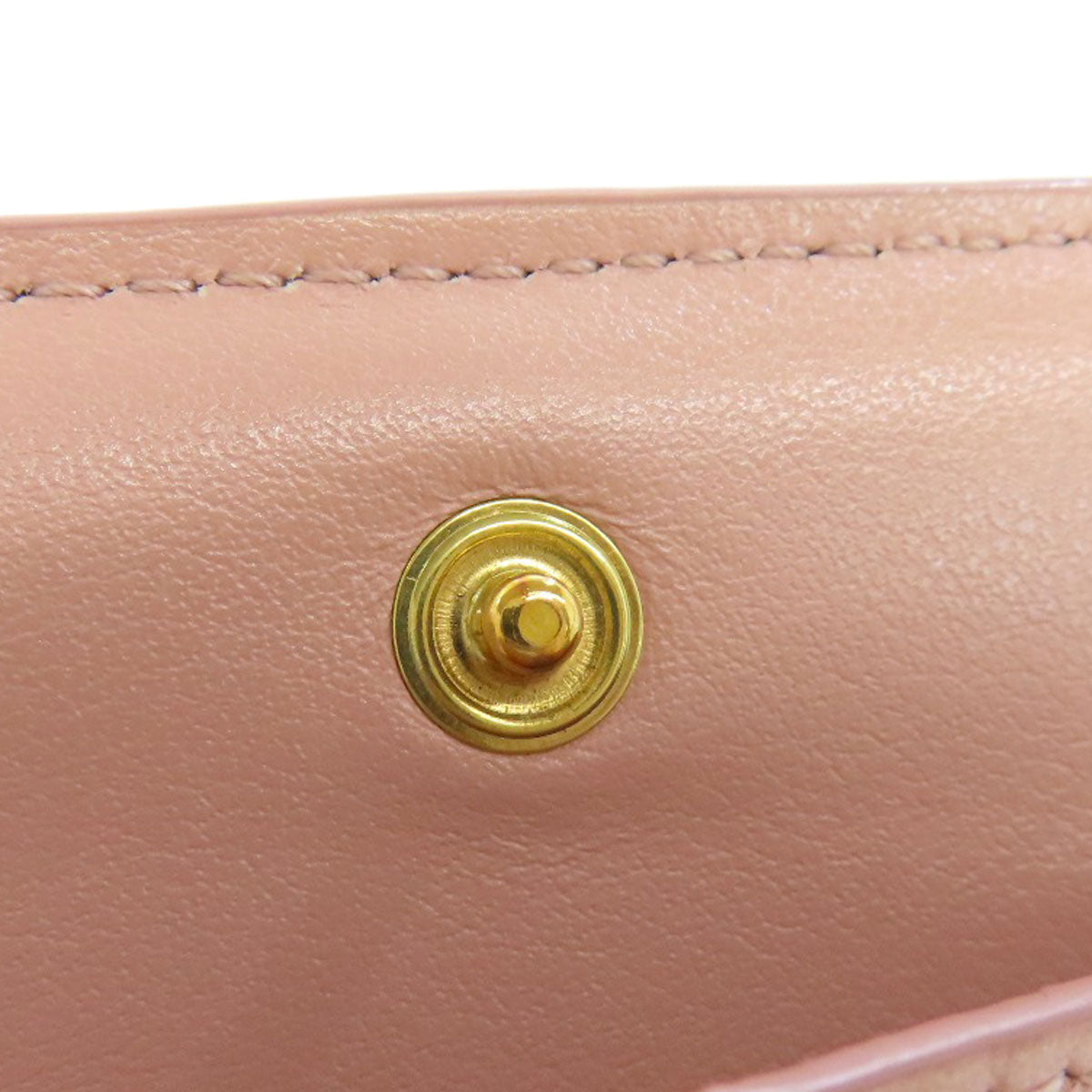 CELINE Tri-fold wallet Bifold Wallet with Coin Pocket Leather Ladies [Used]