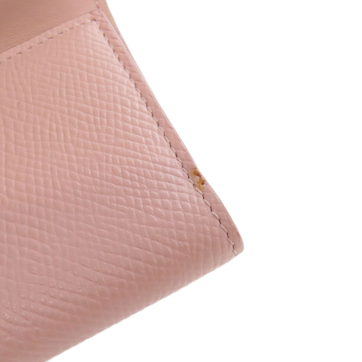 CELINE Tri-fold wallet Bifold Wallet with Coin Pocket Leather Ladies [Used]