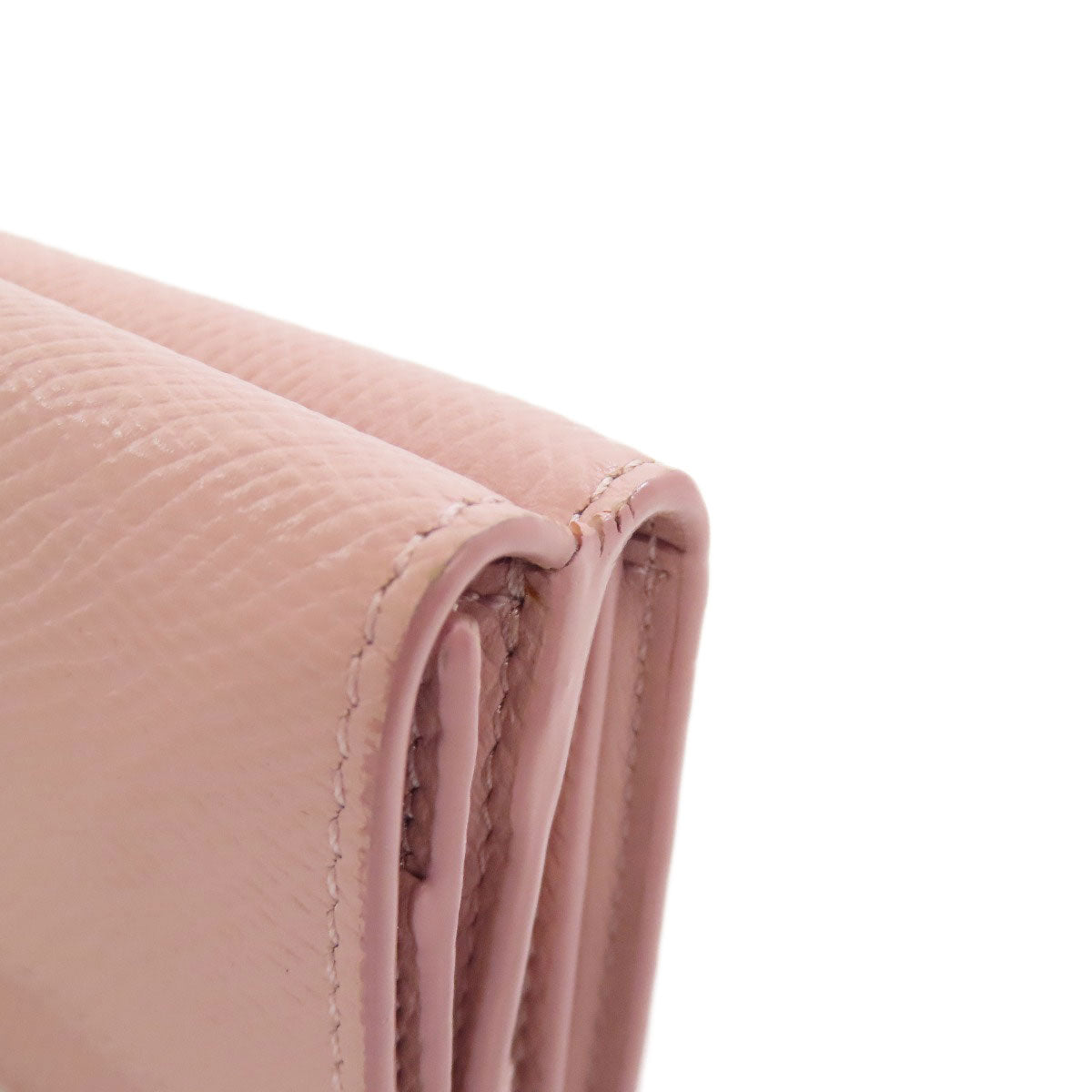 CELINE Tri-fold wallet Bifold Wallet with Coin Pocket Leather Ladies [Used]