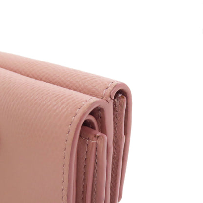 CELINE Tri-fold wallet Bifold Wallet with Coin Pocket Leather Ladies [Used]