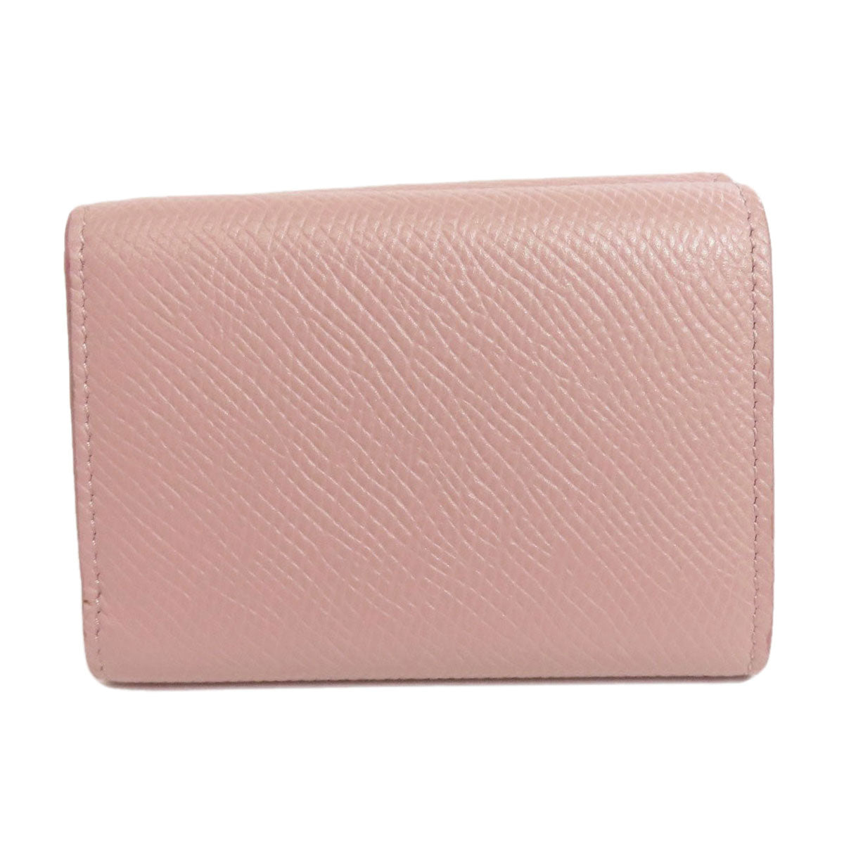CELINE Tri-fold wallet Bifold Wallet with Coin Pocket Leather Ladies [Used]