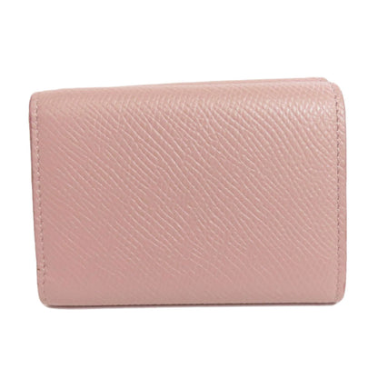 CELINE Tri-fold wallet Bifold Wallet with Coin Pocket Leather Ladies [Used]