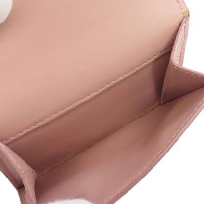 CELINE Tri-fold wallet Bifold Wallet with Coin Pocket Leather Ladies [Used]