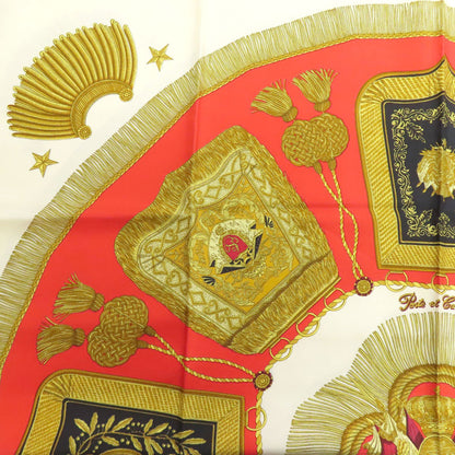 HERMES Carre90 saber decorative bag Scarf Silk Ladies [Used]