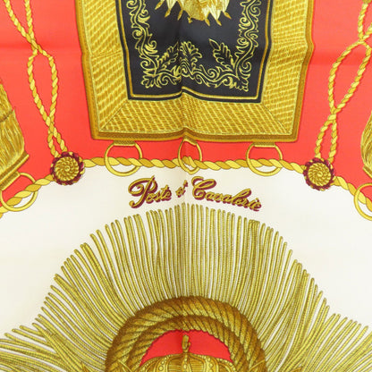 HERMES Carre90 saber decorative bag Scarf Silk Ladies [Used]