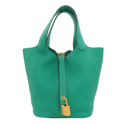 HERMES Picotin Lock PM GoldHardware Handbag Taurillon Clemence Ladies [Used]
