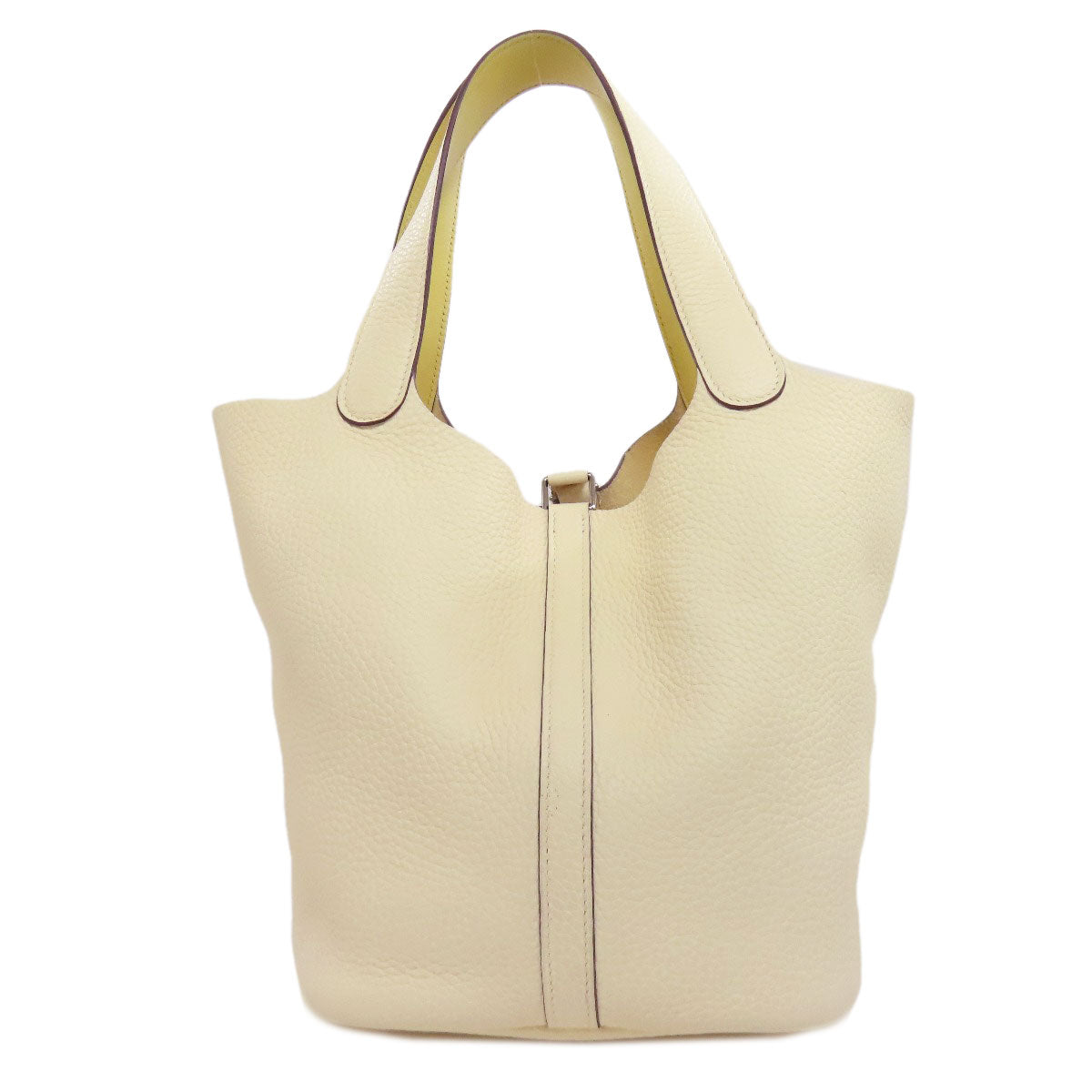 HERMES Picotin Lock MM SilverHardware Handbag Taurillon Clemence Ladies [Used]