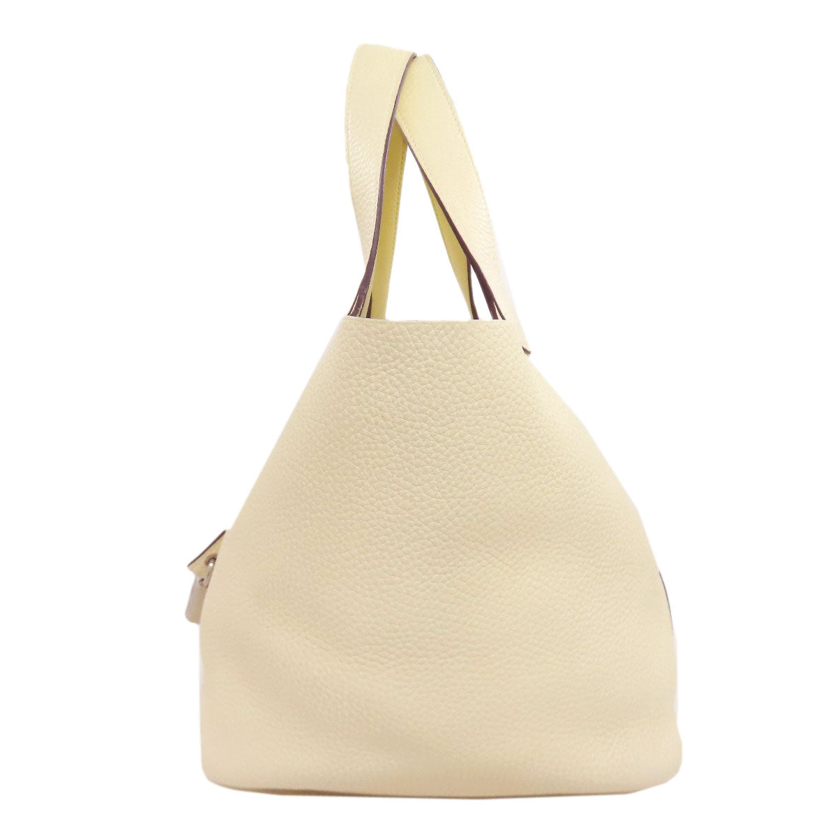 HERMES Picotin Lock MM SilverHardware Handbag Taurillon Clemence Ladies [Used]