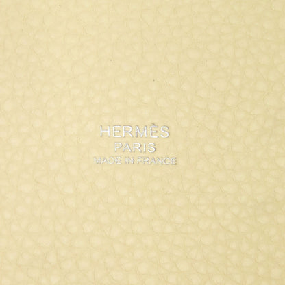 HERMES Picotin Lock MM SilverHardware Handbag Taurillon Clemence Ladies [Used]