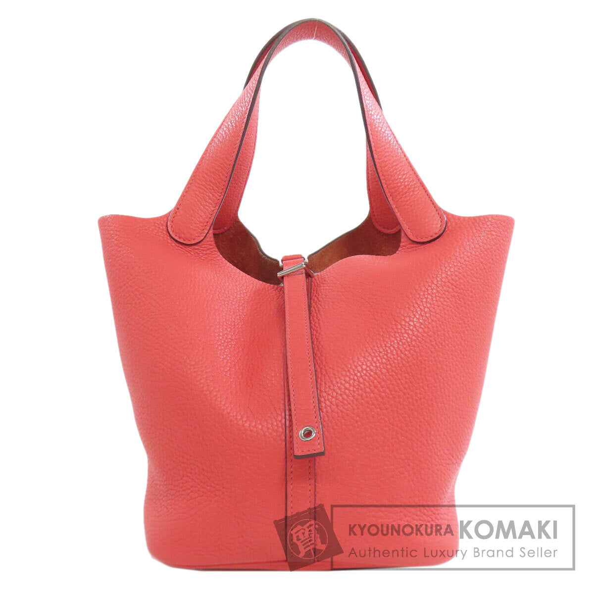 HERMES Picotin Lock MM SilverHardware Handbag Taurillon Clemence Ladies [Used]